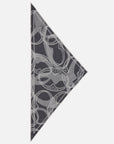 EP YAYING Lustrous Silk Double-Sided Triangle Scarf