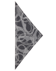 EP YAYING Lustrous Silk Double-Sided Triangle Scarf