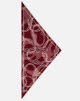 EP YAYING Lustrous Silk Double-Sided Triangle Scarf