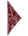 EP YAYING Lustrous Silk Double-Sided Triangle Scarf