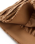 YAYING Gold Pleated Skirt