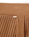 YAYING Brown Pleated Trousers