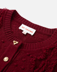 EP YAYING Red Knit Sweater