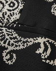 EP YAYING Black Patterned Vest