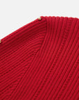 EP YAYING Red Knit Sweater