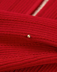 EP YAYING Red Knit Sweater