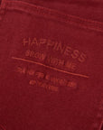 EP YAYING Red Slim Fit Pants