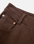 EP YAYING Brown Straight Leg Pants