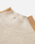 EP YAYING Beige Knit Sweater