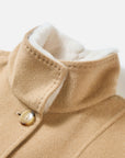 EP YAYING Alashan Cashmere Double-Face Stand-Collar Coat