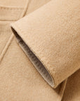 EP YAYING Alashan Cashmere Double-Face Stand-Collar Coat