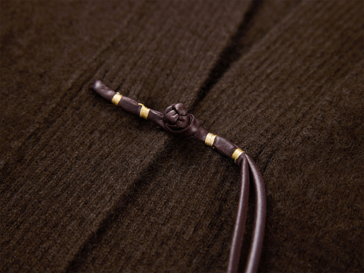 EP YAYING Yak Wool Knitted Cardigan