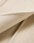 EP YAYING Alashan Cashmere Double-Face Stand-Collar Coat