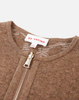 EP YAYING Brown Knit Cardigan
