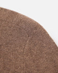 EP YAYING Brown Turtleneck Knit Top