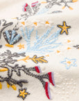 YAYING Embroidered Wool-Cashmere V-Neck Sweater Vest