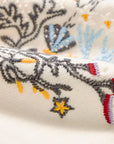 YAYING Embroidered Wool-Cashmere V-Neck Sweater Vest