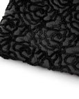 YAYING Black Textured Knit Cardigan