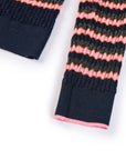 YAYING Striped Knit Cardigan