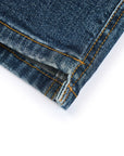 YAYING Blue Straight-Leg Jeans