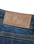 YAYING Blue Straight-Leg Jeans