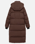 EP YAYING Thickened Long Straight-Cut Goose Down Coat