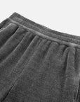 EP YAYING Black Textured Fabric Pants