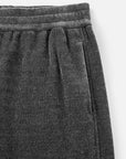 EP YAYING Black Textured Fabric Pants