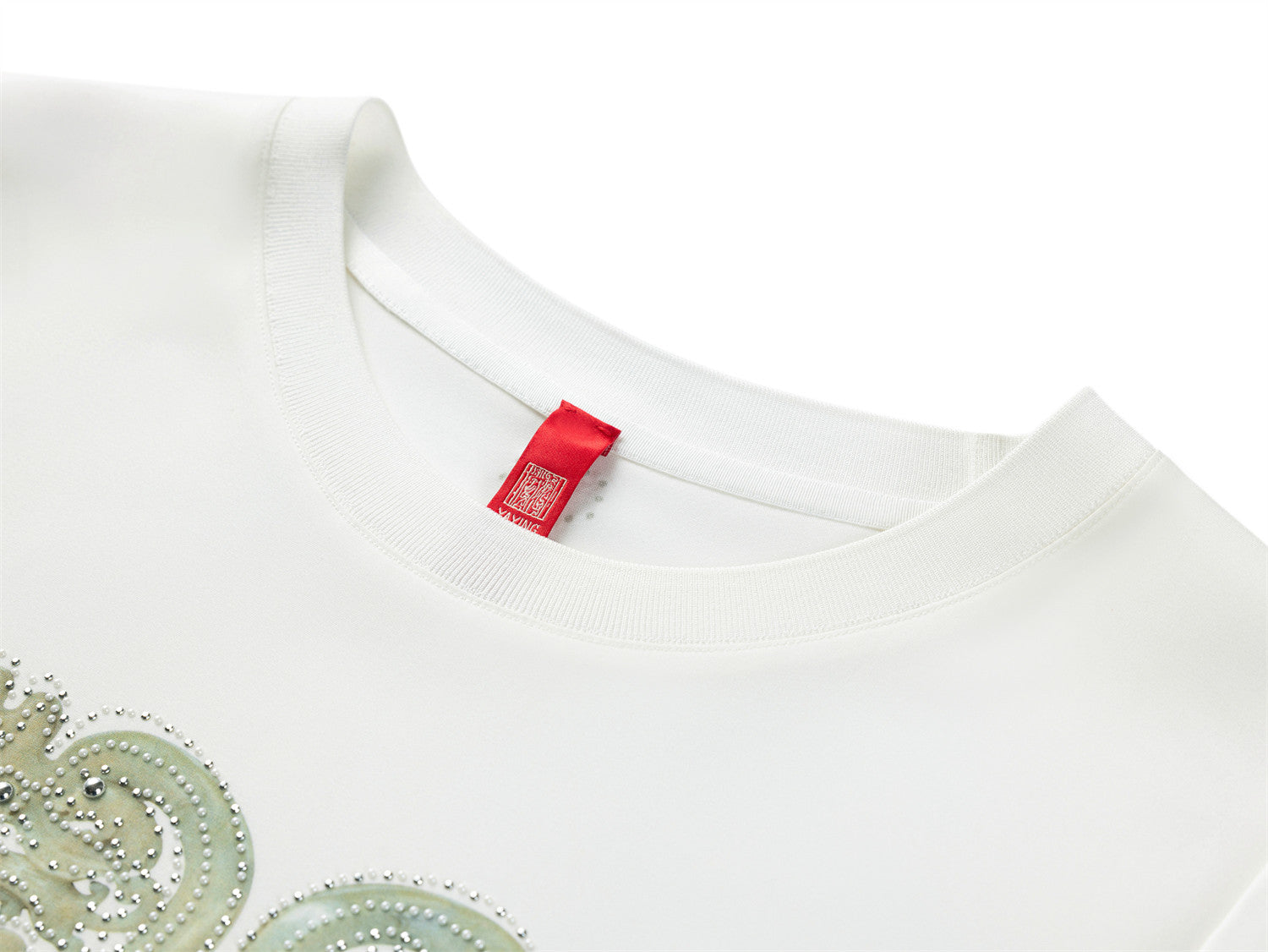 YAYING Triacetate Straight-Shoulder T-Shirt