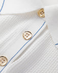 EP YAYING Minimalist Embroidered Polo Short-Sleeve Knit Top