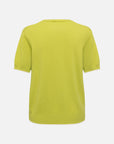 EP YAYING Wool Cashmere Puppy Jacquard Faux Two-Piece Sweater