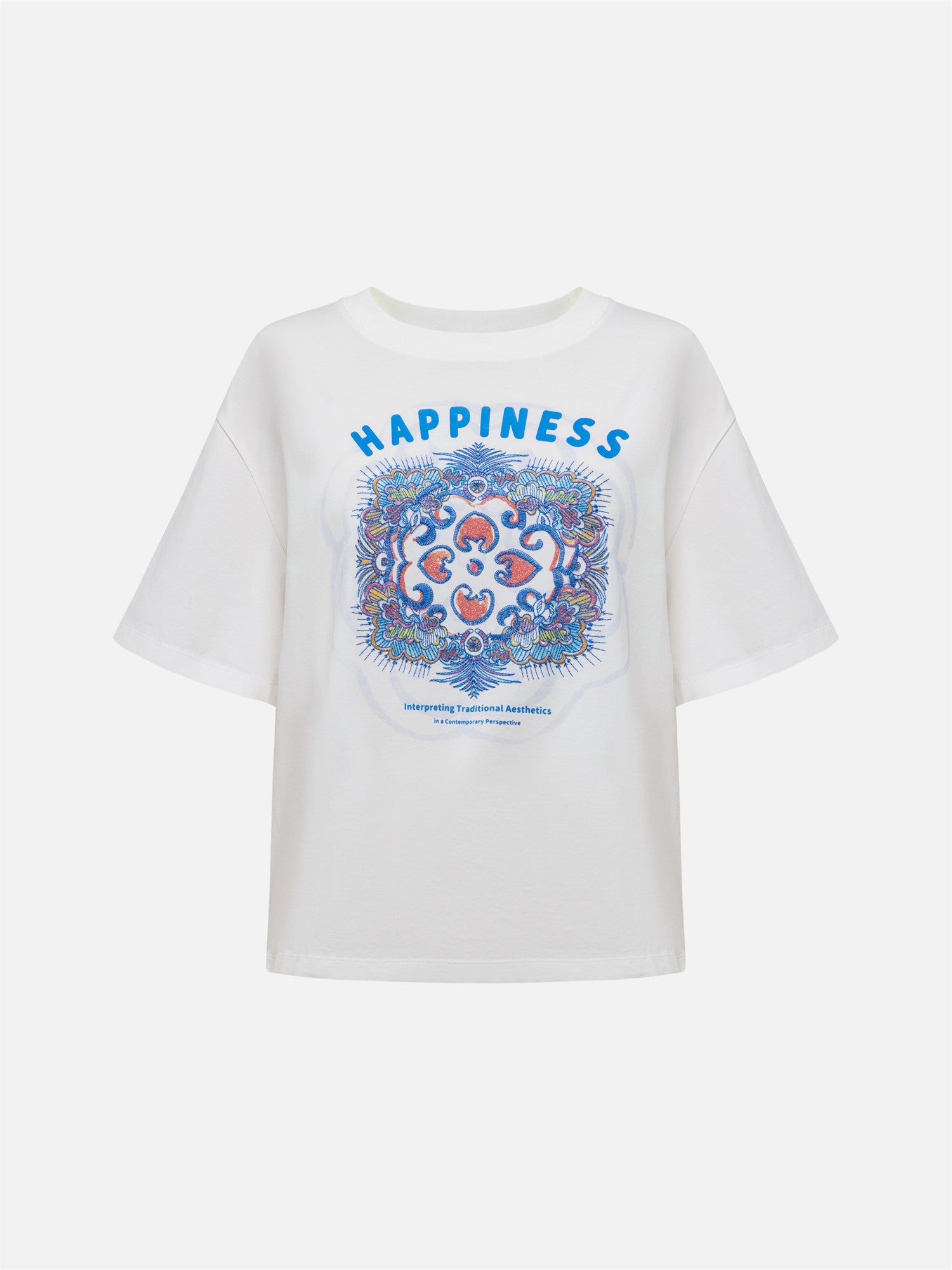 EP YAYING Cotton Embroidered T-Shirt EGKEC5311AW
