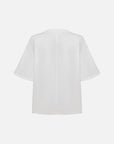 EP YAYING Cotton Embroidered T-Shirt EGKEC5311AW