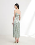 EP YAYING Silk Floral Dress