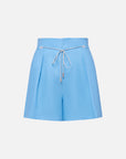 EP YAYING Pure Linen High-Waisted Shorts