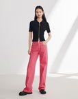 EP YAYING Cotton Linen Straight Jeans