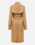 EP YAYING Mid-Length Trench Coat