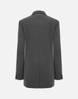 EP YAYING Gray Wool Blazer