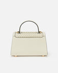 EP YAYING Woven Leather Flap Bag
