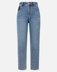 EP YAYING Four-way Stretch Rhinestone Jeans