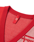 YAYING Embossed Knit Vest