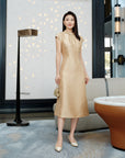 YAYING Knotted Waist-Cinched Dress