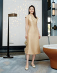 YAYING Knotted Waist-Cinched Dress