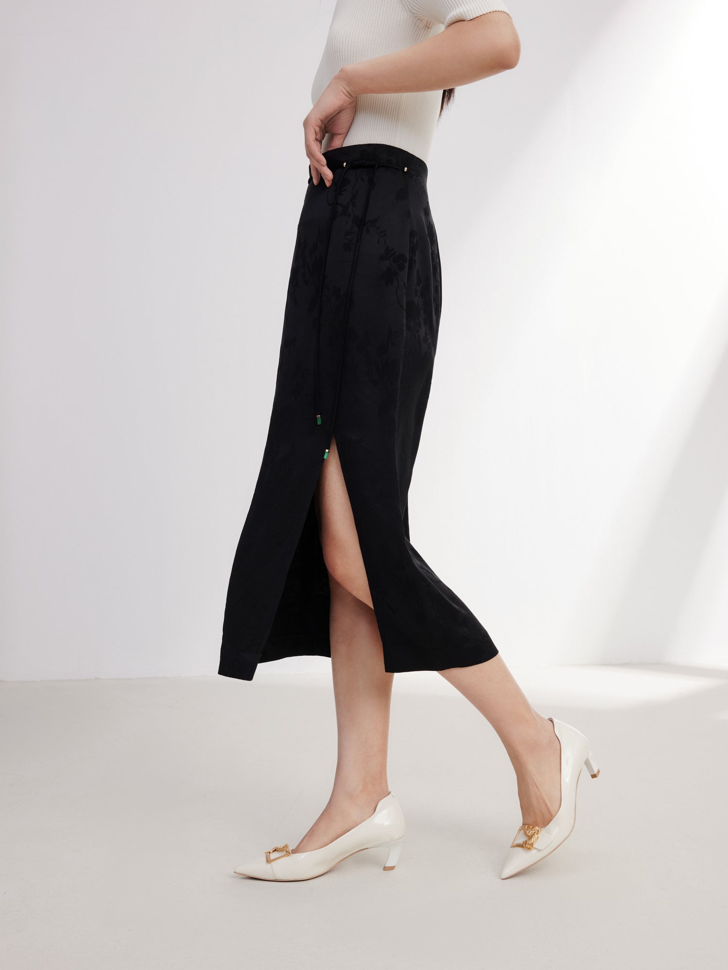EP YAYING Chinese Style New Traditional Half Skirt
