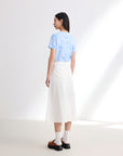 EP YAYING A-line Denim Skirt