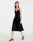 EP YAYING Black Strappy Dress