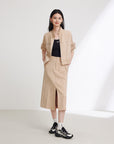 EP YAYING Woolen Stand-up Collar Coat EGJPW1233AE