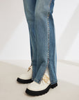 EP YAYING Splicing Slim Jeans