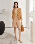 YAYING Elegant Printed Casual Jacket