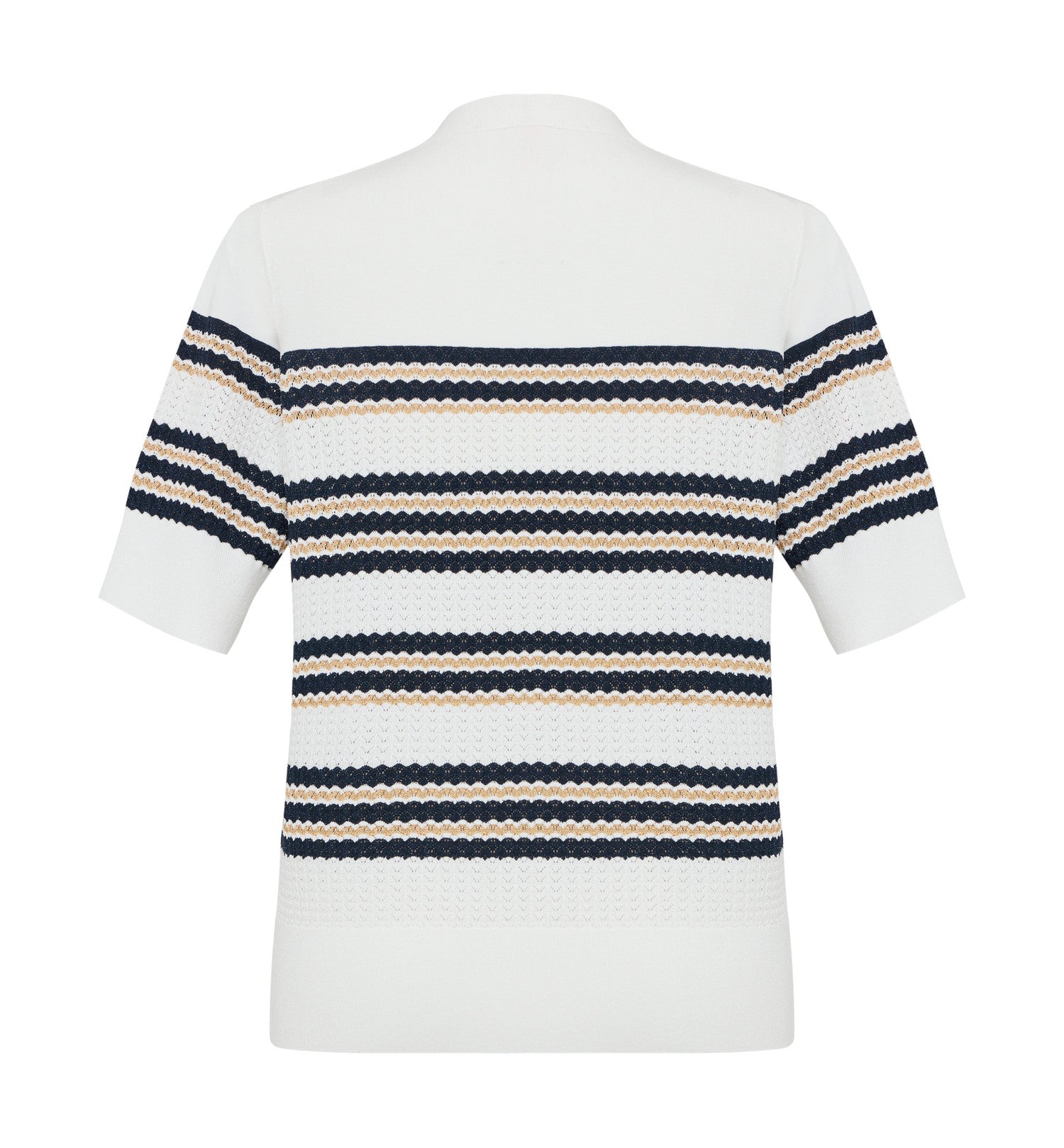 YAYING Silk-Viscose Striped Knit Cardigan